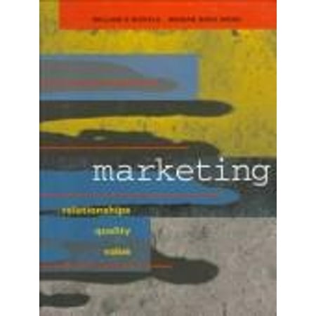 Pre-Owned Marketing : Relationships Quality and Value (Hardcover) 9781572591448
