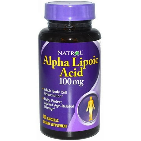 Natrol Alpha Lipoic Acid Caplets, 100 CT