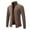 Brown, variant on JTieacloth Knitted Cardigan Sweaters Men's Winter Solid Color Stand Collar Sweater Coat(Black)