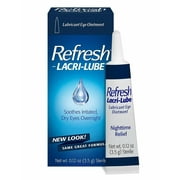 Refresh Lacri-Lubricant Eye Ointment, Eye Dryness Nighttime Relief, 0.12 Oz, 5-Pack