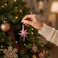 thumbnail image 6 of Cadancy Christmas Ornaments Tree Hanging Stars Baubles Holiday Decoration Shatterproof Balls Pendant Festive Party Supplies Seasonal Home Indoor Mantel Fireplace Window Decor, 6 of 7