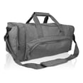 thumbnail image 1 of Dalix Large 25" Signature Travel Gym Bag w/Premium Lining in Gray, 1 of 4