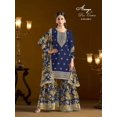 thumbnail image 2 of Custom Made Indian Women Ethnic Kurtis Set Bollywood Designer Top Tunic Kurta Sharara Set, 2 of 6