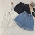 thumbnail image 5 of Fashion Denim Shorts High Waist Wide Leg Shorts, 5 of 6