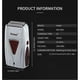thumbnail image 3 of Kemei Mens High-Powered Rechargeable Beard Trimmer - Precision Reciprocating Blades with Ultra-Fine Mesh Foil - Cordless Convenience - KM-3382 Shaving, 3 of 4