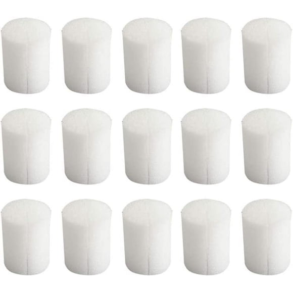Gorgeous Ideally 100pcs 25mm Cylinder Shaped Hydroponic Sponges for Netting Vegetable Pots Plants Growing System Garden Accessories Greenhouse 19mm White that Make Your Home Shine