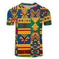 thumbnail image 3 of T-Shirt à Manches Courtes Imprimé pour Homme à Col Rond, Respirant, Haut Décontracté d'Été, Polyester Spandex, 3 of 4