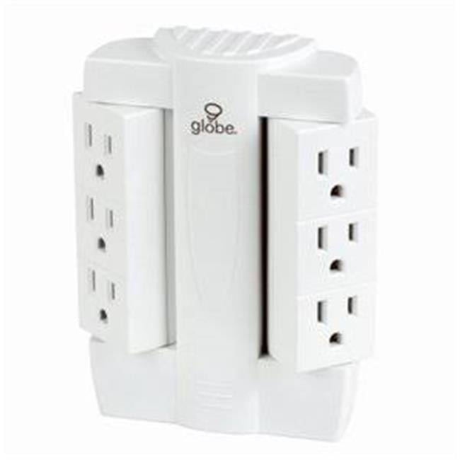 Globe 234037 6-Outlet Swivel Tap, White