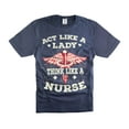 thumbnail image 3 of Act Like A Lady Think Like A Nurse Shirt Funny Nursing Shirts Nurse RN Shirt Gift For Women Nurse (3X-Large Black), 3 of 6