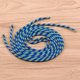 thumbnail image 2 of 2 cordones planos de repuesto para deportes al aire libre, jacquard de alta densidad, redondos, para zapatillas deportivas (azul), 2 of 7