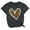 Dark Gray, variant on Womens Tops,Valentine's Day T-Shirts for Women Graphic Tees,Plus Size Tops,Valentines Day Print Round Neck Short Sleeve T-Shirt Novelty Love Heart Graphic Tops S-XXXL
