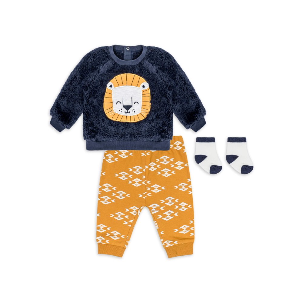 Petit Lem PL Baby by Petit Lem Baby Boy Long Sleeve Shirt, Pant and