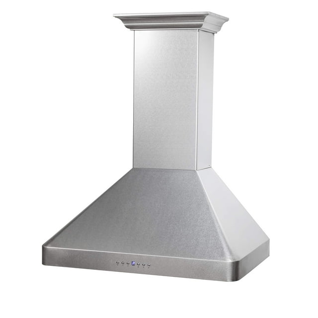 ZLINE Hotte de Cuisinière Murale de 36 Po en Acier Inoxydable Fini Neige (8KF2S-36)