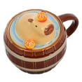 thumbnail image 2 of Cute Ceramic Capybara Mug For Coffee And Tea Creative Water Cup For Women For Home And Office Use Large Capacity Ideal Present For Capybara Lovers, 2 of 7
