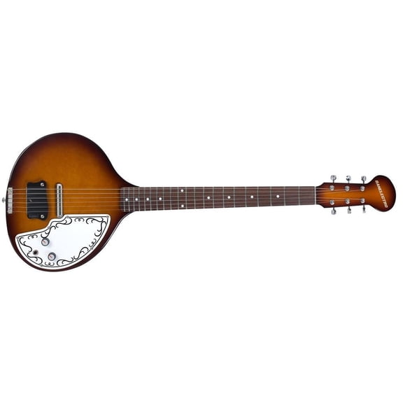 Danelectro Baby Sitar, Brown Burst