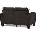thumbnail image 5 of Home Elegance 8202CH-2 35 x 32 x 56.75 in. Sinclair Love Seat - Chocolate, 5 of 10