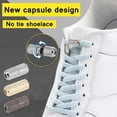 thumbnail image 2 of Cordones planos con cierre de cápsula elástica, cordones para zapatillas de deporte rápidas, cordones para niños, adultos, mujeres, hombres, zapatos, cuerdas de encaje, 1 par de ESPAÑA Gao Jinjia LED, 2 of 2