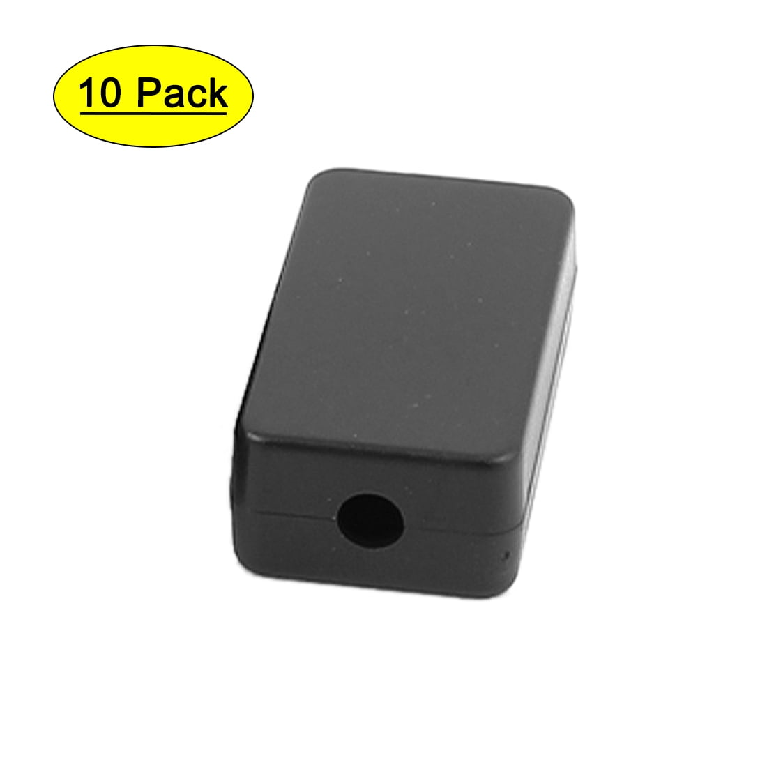 10pcs 48x26x15mm Rectangular Plastic Electric Case DIY Junction Box Black