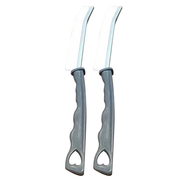 Cepillar Cepillo multiusos para limpieza de huecos de cocina, lavabos, inodoros y tapas, color blanco, 2 unidades Rkxzt