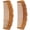 Long-wide&fine Wavy, variant on 2 Pack Wooden Comb, Beard Comb for Men, Hair Combs for Women - Green Sandalwood