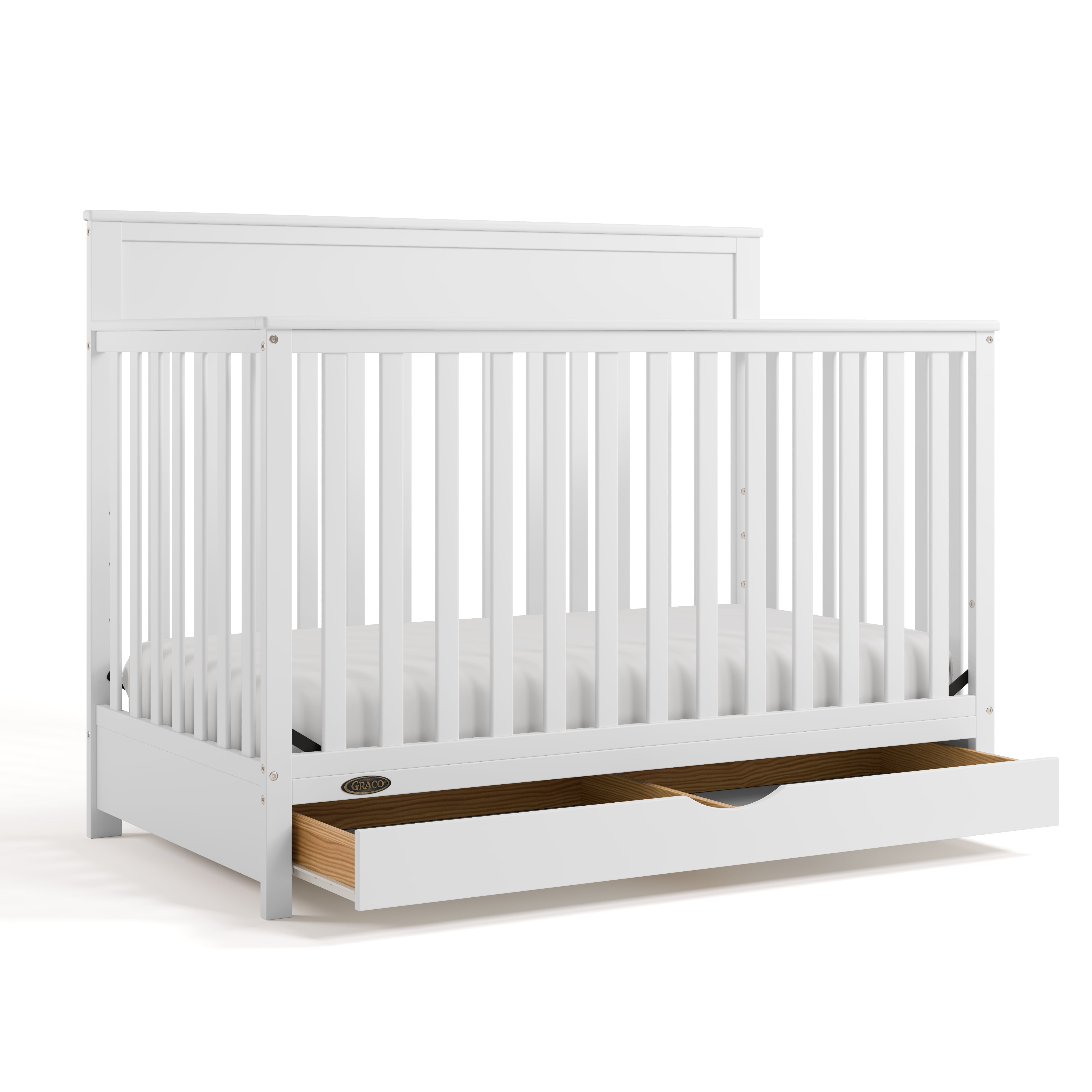 Graco Shiloh Convertible Baby Crib with Drawer, White