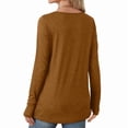 thumbnail image 6 of Ronuti Long Sleeve Shirts for Women Tunic Tops Thumb Hole Oversized Tshirts Fall Outfits, 6 of 8