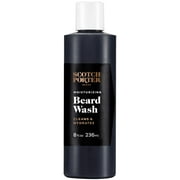 Scotch Porter Moisturizing Beard Wash for Men | Cleanses, Softens & Hydrates for Healthier Beard | Formulated with Non-Toxic Ingredients, Free of Parabens, Sulfates & Silicones | Vegan | 8oz