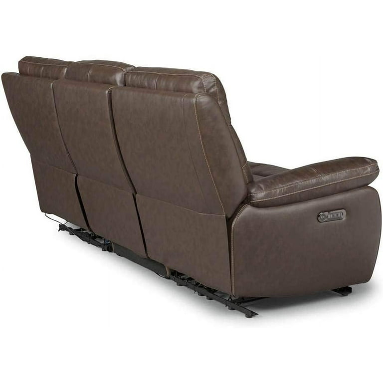 Home styles by flexsteel lux leather power motion reclining sofa & recliner discount