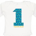 thumbnail image 4 of Inktastic First Birthday-1 Year Old Boys or Girls Long Sleeve Baby Bodysuit, 4 of 5