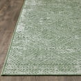 thumbnail image 4 of Loomaknoti Breyleigh Carzon 9' x 12' Cream/Green Geometric Indoor/Outdoor Polypropylene Area Rug, 4 of 9