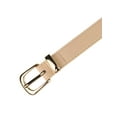thumbnail image 2 of Faux Leather Gold/Silver Buckle Casual Waist Belts for Jeans Pants, 2 of 6