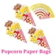thumbnail image 5 of 100 bolsas de papel para palomitas de maíz con puntas cónicas, bolsas de papel para dulces de palomitas de maíz, 5 of 7