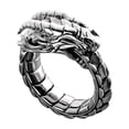 thumbnail image 5 of Anillo de dragón para hombre, anillo de cabeza de dragón gótico, anillo de dragón de piedra punk, joyería de animales de dragón de rock retro de hip hop para niños, 5 of 5
