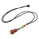 thumbnail image 4 of Collares largos suéter cadena ropa accesorios calabaza colgante collar para hombres Marrón jinwen Collar colgante, 4 of 5