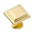 thumbnail image 3 of Utopia Alley 25pcs Valetta Cabinet Ring Pull Knob - Decorative Cabinet Drop Pull Knobs for Cabinets and Drawers - Vintage Cabinet Hardware with Hand Finished Polished Gold - Pull Knobs 0.94", 3 of 9
