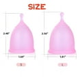 thumbnail image 3 of PWOPWOE Menstrual Cup Reusable Period Cup Alternative to Tampon and Pad Medical Grade Silicone Cups Menstrual Disc is Hypoallergenic BPA Free Plastic Free Phthalate Free, 3 of 7