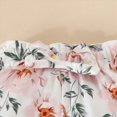 thumbnail image 6 of Baby Girl Clothes Newborn Infant Outfits Solid Ruffle Romper+ Floral Pants + Cute Headband Sets For Kaprioy Baby Girl Clothes, 6 of 7