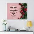 thumbnail image 7 of Scripture Walls Psalm 31:24 Be of Good Courage Bible Verse Canvas Christian Wall Art Ready to Hang Unframed, 7 of 7
