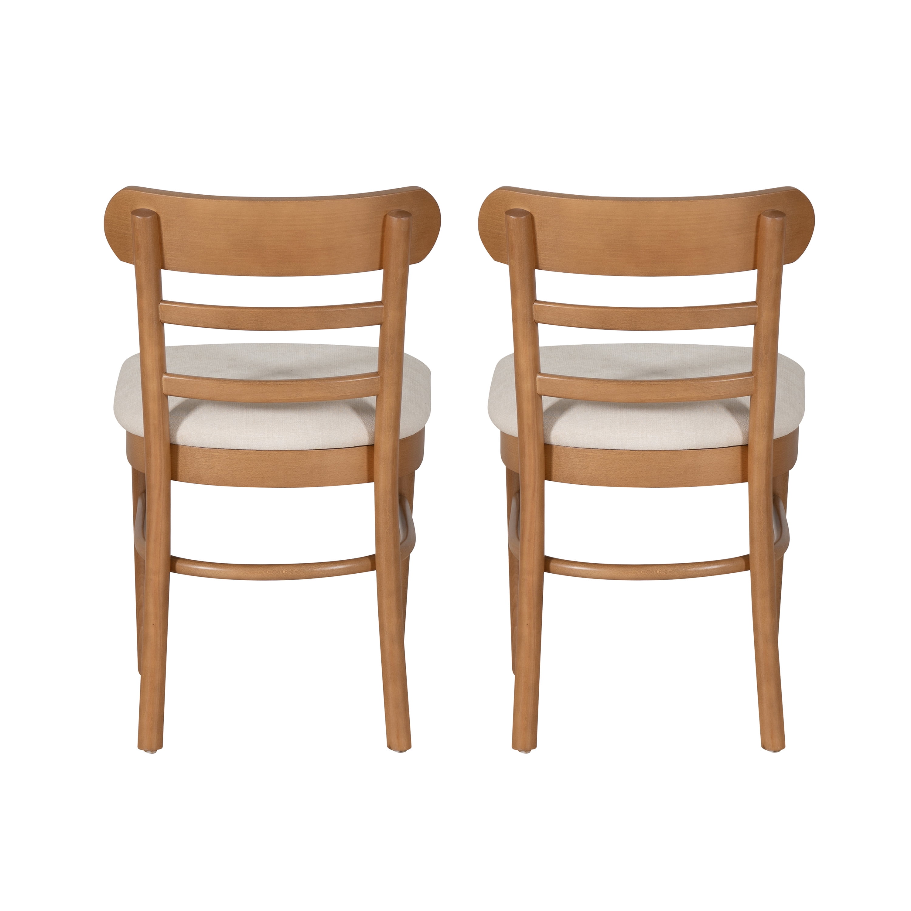 Linon Tuttle Chair Brown Gray Set Of 2
