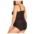 thumbnail image 2 of Kona Sol Women's Plus Size High Neck Tankini Swimsuit Top, 2 of 3
