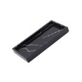 thumbnail image 1 of Plateau de Rangement en Marbre Plateau de Meuble-Lavabo de Salle de Bain Plat à Bijoux Réservoir de Baignoire Rangement Plateau de Service Noir, 1 of 9