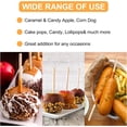 thumbnail image 5 of 1000 Pack Candy Apple Sticks - 5.5 Inch 5mm Sturdy Bamboo Sticks for Caramel - Wooden Skewer Sticks for BBQ, Corn Dog, Corn Cob, Cookie, Lollipop & Kabob, 5 of 5
