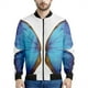 thumbnail image 3 of Chaquetas con estampado 3D de mariposas e insectos de colores para hombre, ropa holgada, sudadera informal, chaqueta bomber con cremallera, ropa de calle, abrigo, 3 of 5