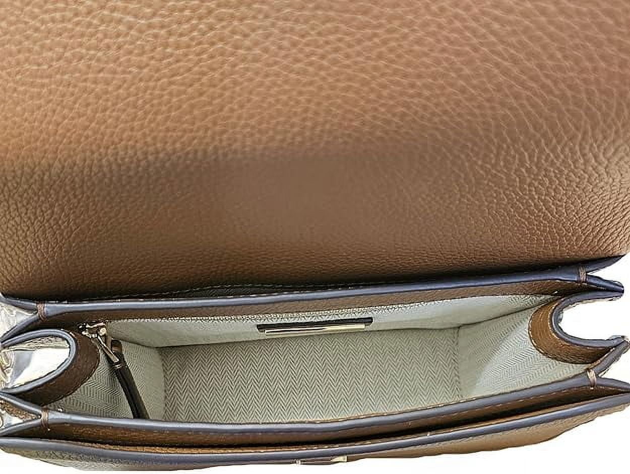 Tory Burch 140987 Britten Black Pebbled Leather With Gold