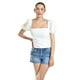 thumbnail image 1 of Blusa smock de escote cuadrado Roman Fashion/Juvenil, 6955 (Blanco) blanco M, 1 of 6