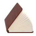 thumbnail image 4 of Décor Innovant USB Charge Livre Forme Lampe LED Mini Livre Pliant Lumière Bureau Décor, 4 of 8