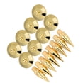 thumbnail image 3 of Speaker Spike Pad Kit, 8 Pairs 6 X 36mm Copper Speaker Spike Isolation Stand With Base Pad Feet Mat For For Speaker, , CD DVD Player, Turntable Recorder, Chassis, Instrument, 3 of 8