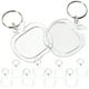 thumbnail image 3 of 10 llaveros transparentes con forma de llaveros acrílicos en blanco con marco de fotos para mujeres y hombres, 3 of 4