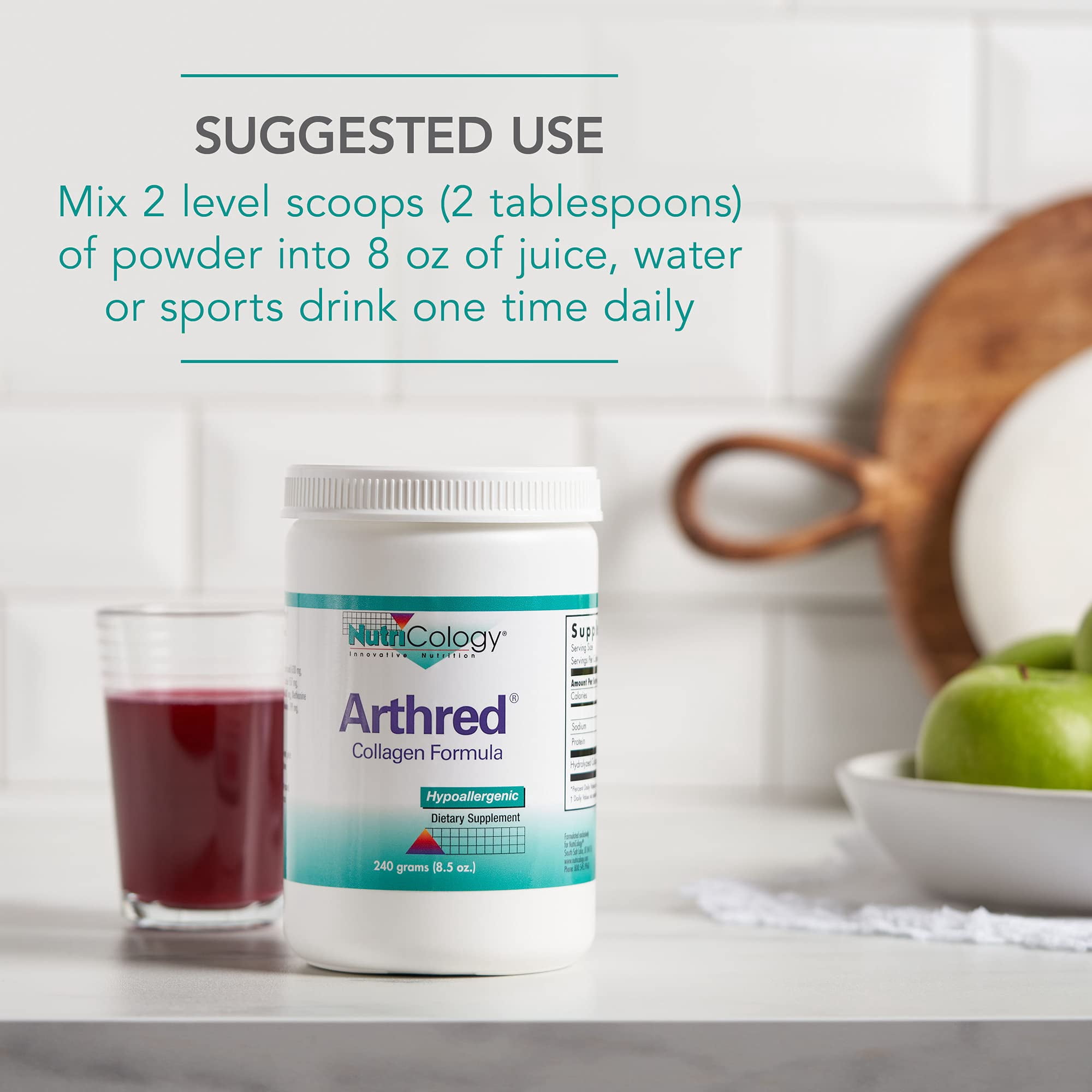 NutriCology Arthred Collagen Formula - 8.5 oz