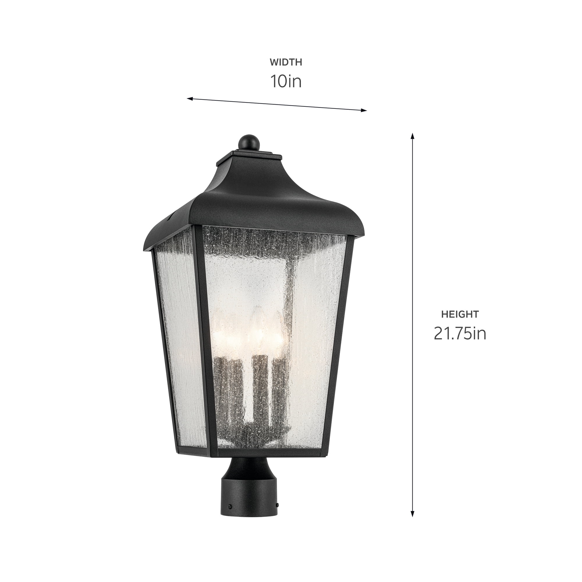 Kichler Lighting - Forestdale - 4 Light Outdoor Post Mount In Traditional